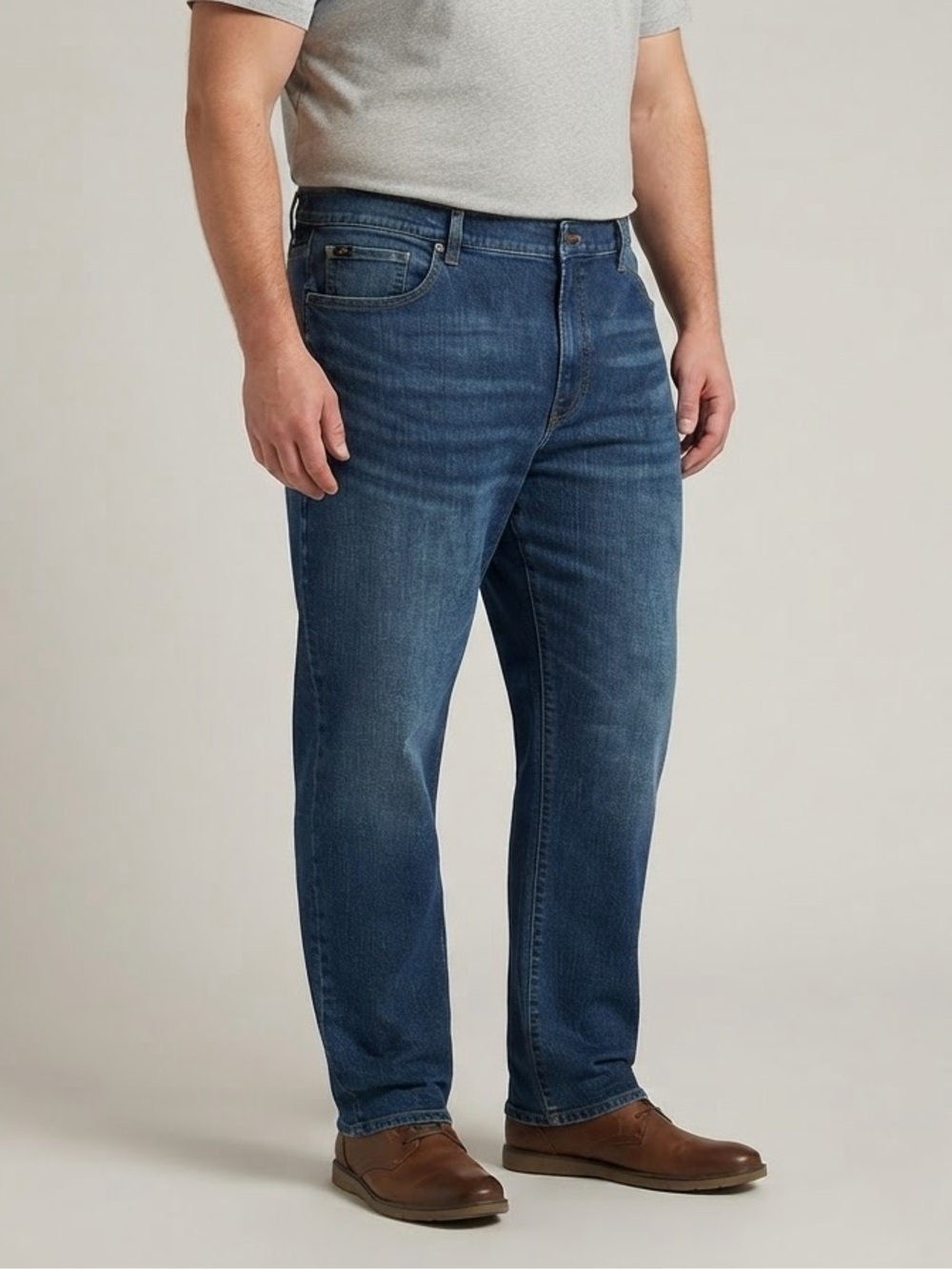 Lee Heritage Denim MVP Relaxed Fit Jeans Men's Sz 42x30 (Actual 43x31) Blue